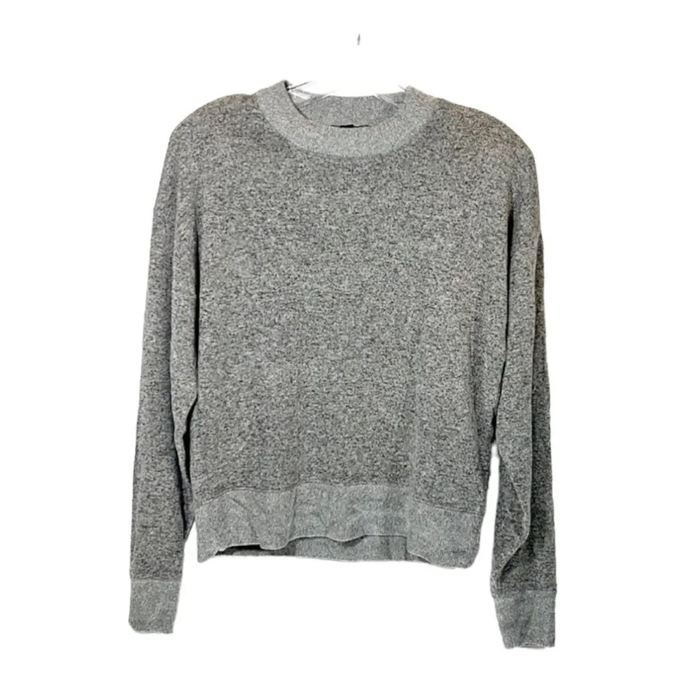 J. Crew | Marled Gray Mock Neck Pull Over Soft Cozy Sweater | M
